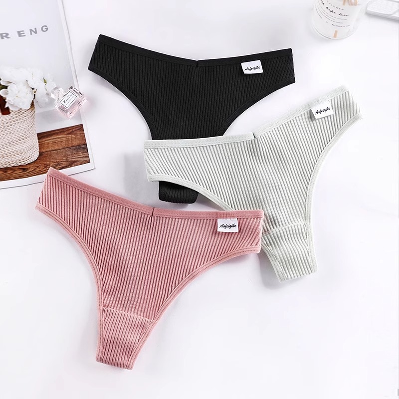 Pantalones de algodón de hilo japonés de mujer transpirables de cintura baja sexy sin marcas deportivas simples pantalones de acondicionamiento físico transpirables selección