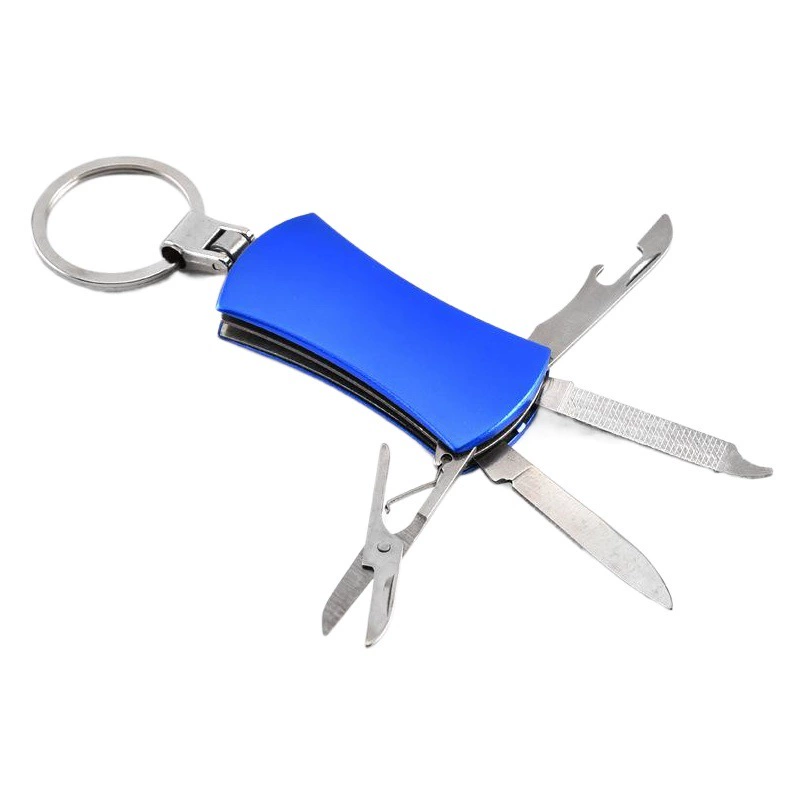 Оптовый производитель многофункциональных ножей из нержавеющей стали с брелком, портативный нож для дома в подарок