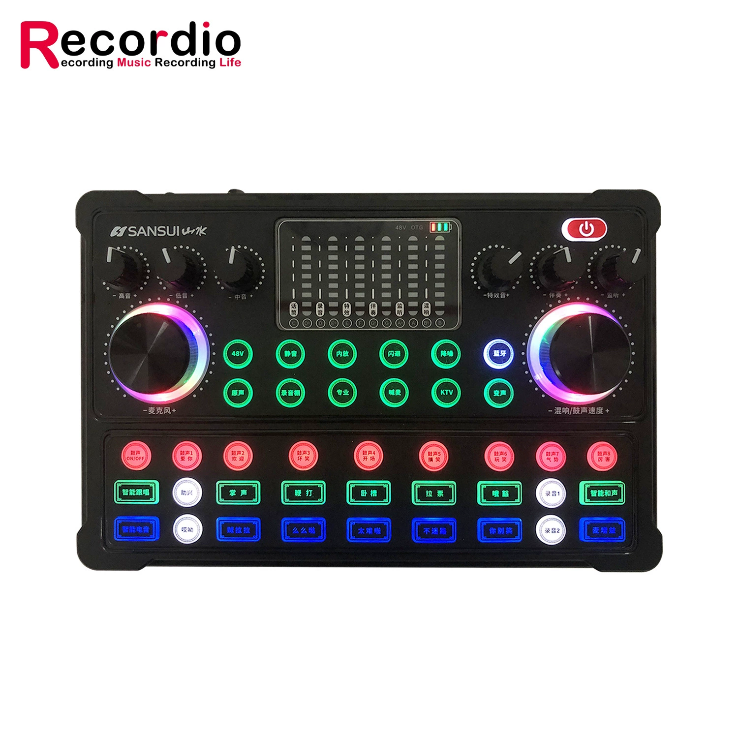 GAX-M3 оборудование для живой звуковой карты мобильный телефон компьютерный якорь поет специальный костюм звуковой карты кричащий микрофон записывающее оборудование