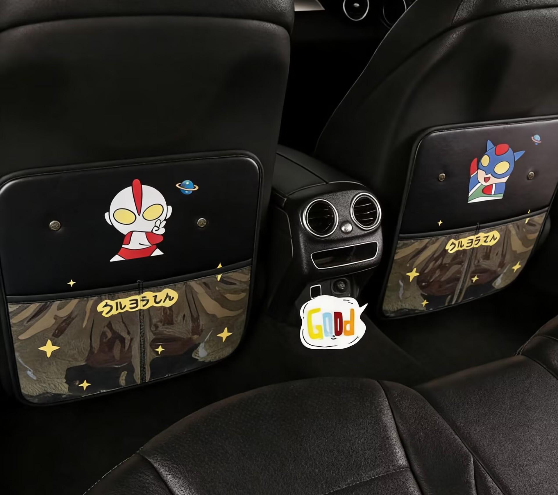 Car Seat Back Anti-Kick Pad, Protective Pad for Use in the Car, Anti-Dirt Protective Pad, Rear Seat Anti-Kick and Anti-Abrasion Pad, Universal
