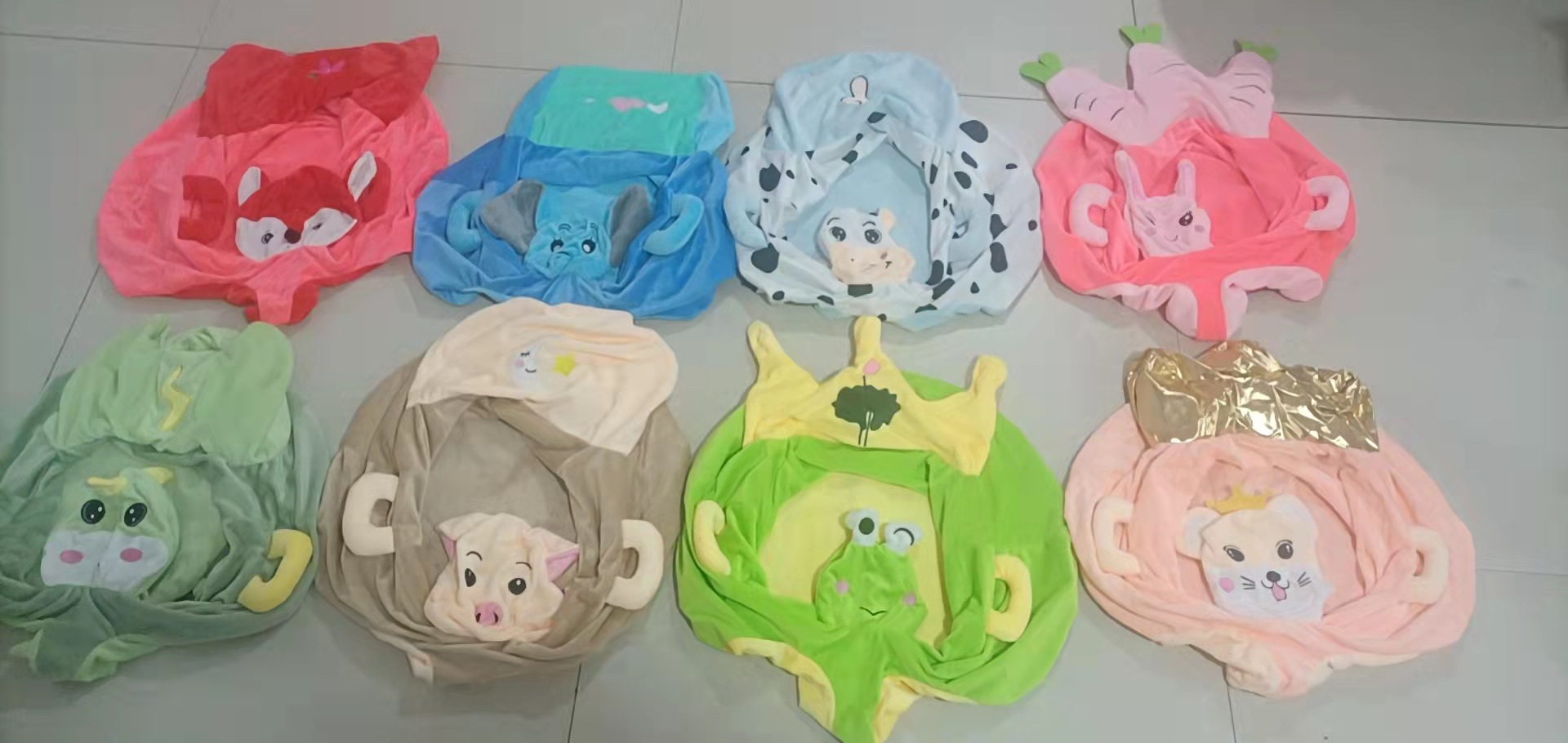 Asiento de aprendizaje del bebé creativo de dibujos animados niños infantiles aprendiendo a sentarse sofá almohada de juguete de peluche sentado postura educación temprana sofá pequeño