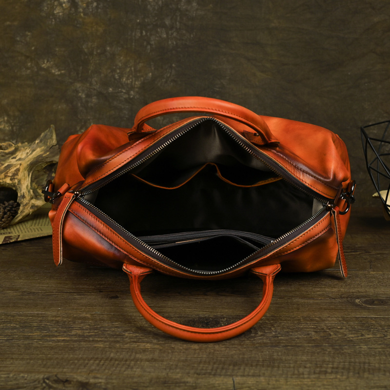 Bolsas de mano de cuero de vaca, bolsas de mano de mujer, bolsas de hombro, bolsas casuales, nuevos productos europeos y estadounidenses, bolsas de moda retro