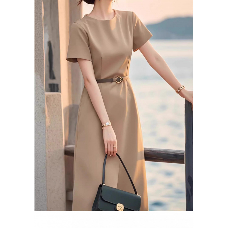 2025 New Summer Women's Clothing, High-End, Light Luxury, Beautiful and Unique, Elegant for Formal Occasions, Slimming Waist-Cinching Dress 2025 New Summer Women's Clothing, High-End, Light Luxury, Beautiful and Unique, Elegant for Formal Occasions, Slimming Waist-Cinching Dress