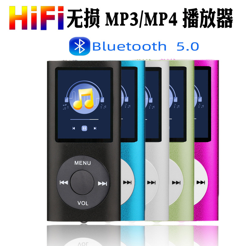 Factory wholesale Bluetooth mp3 player card Walkman mp4 portable with student-specific novel reading mp3