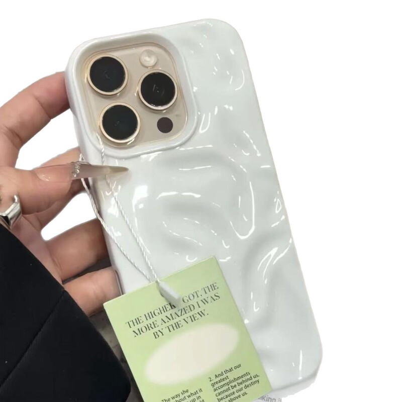 Apple 16promax 隕石パターン iphone15 携帯電話保護ケースに適したウェーブプリーツのドロップシッピング|undefined