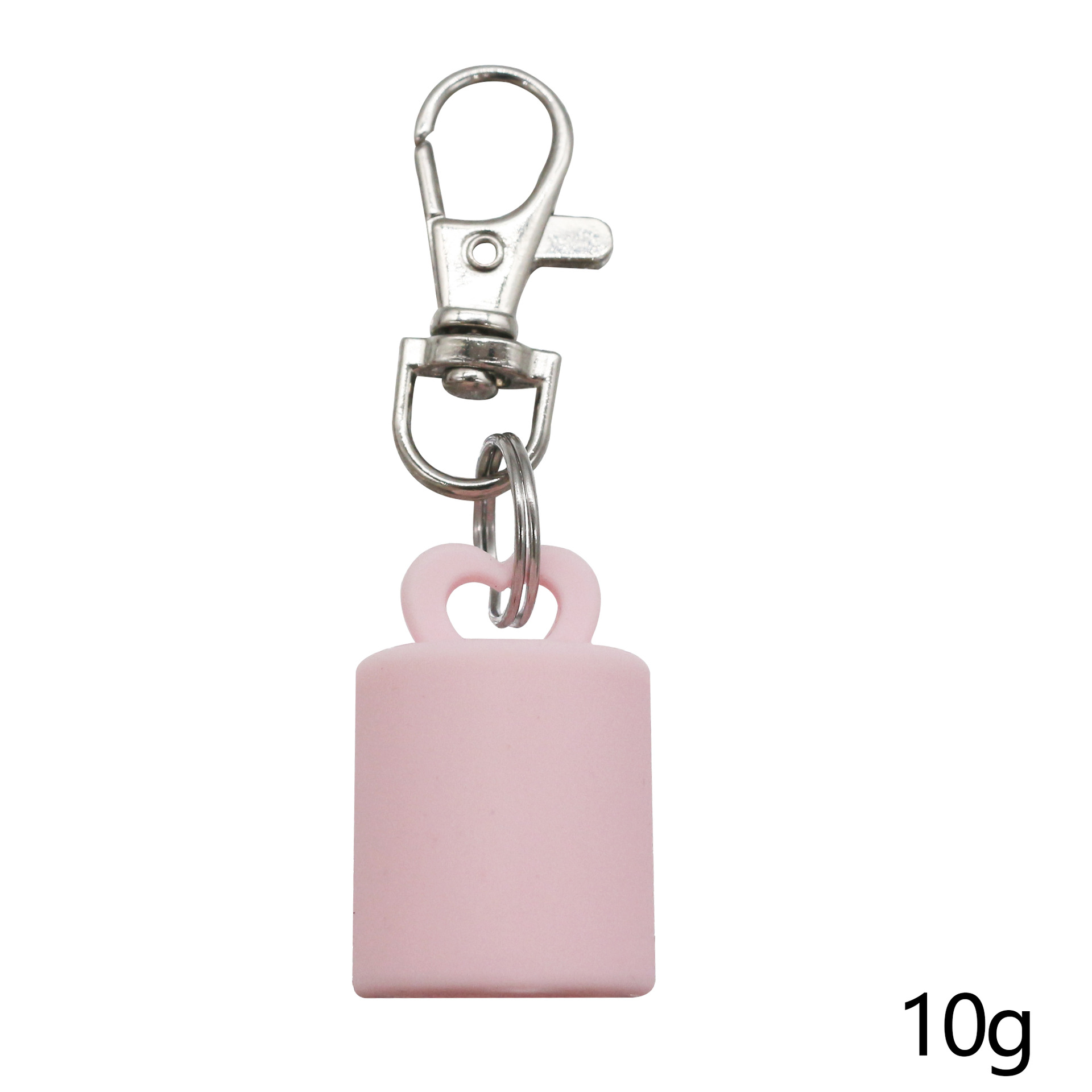 Funda de lápiz labial de silicona rosa amor