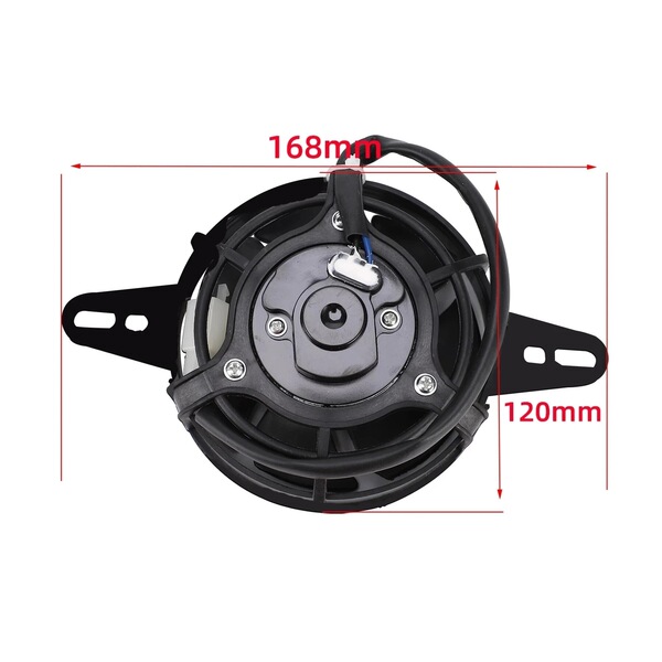 Oil cooler modified motorcycle oil radiator with fan screw…