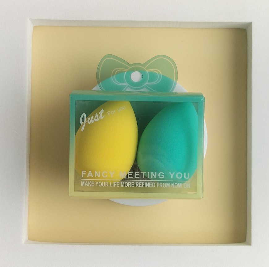Cosméticos de belleza UV impresa arco colgante mascota caja de almacenamiento transparente polvo de maquillaje huevo mascota caja de almacenamiento transparente