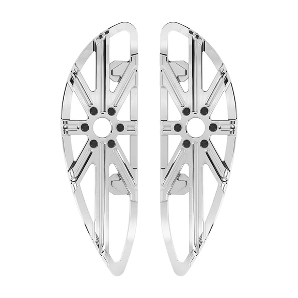 Harley front large pedals electroplated