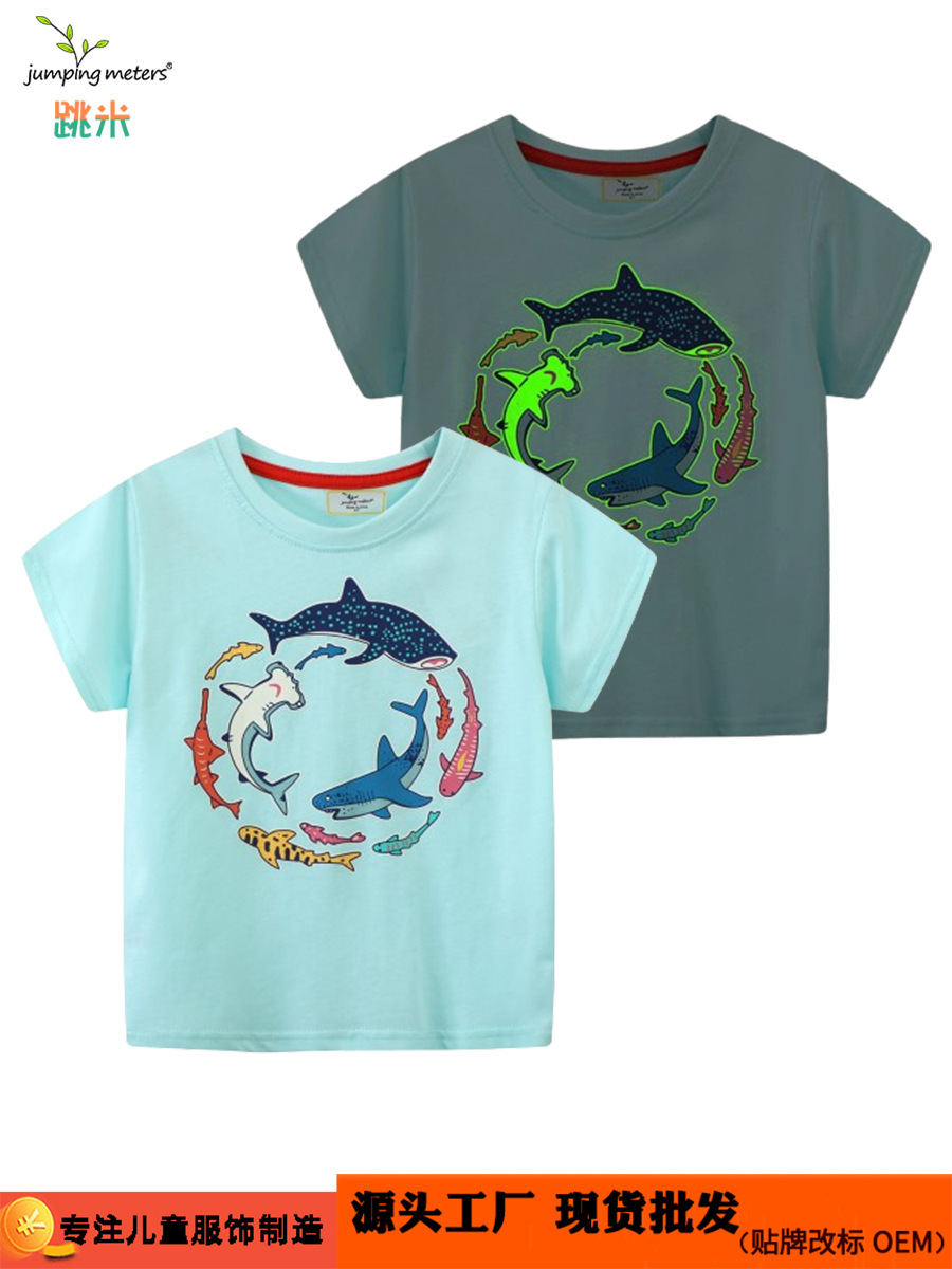 Cartoon children's summer short sleeve T-shirt for boys