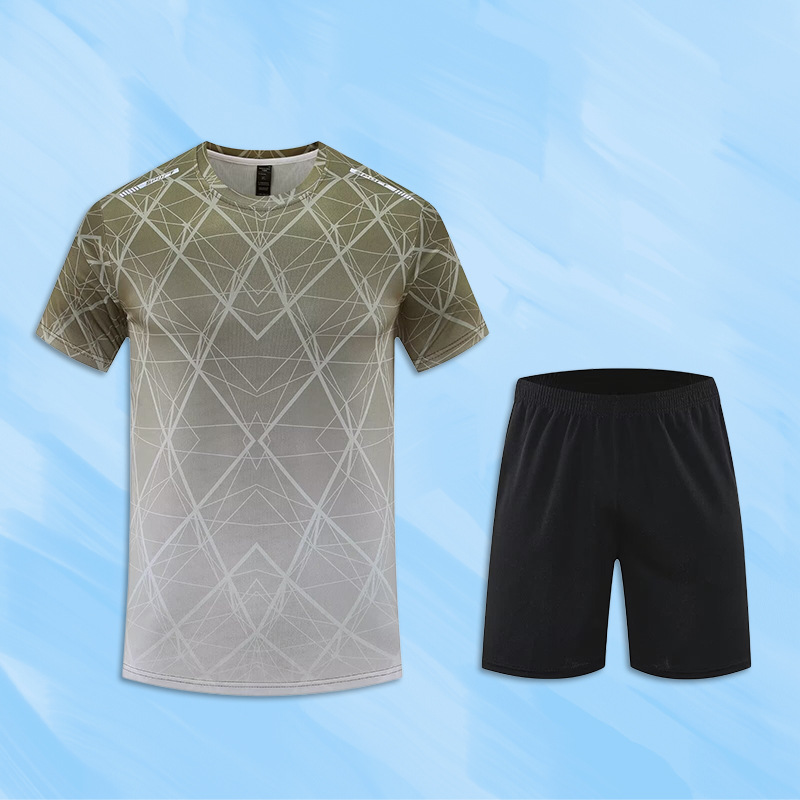 Ropa para correr, equipo, traje deportivo, ropa de fitness para hombres y mujeres, camiseta de secado rápido de seda de hielo, entrenamiento de ciclismo, ropa para correr por la mañana, primavera y verano