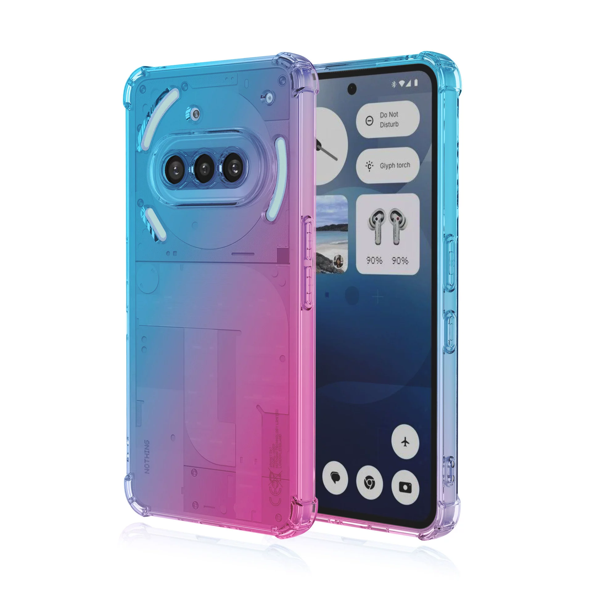 Чехол Nothing Phone3 CMF чехол Phone2pro противоскольжение градиентный цвет для Phone 2A