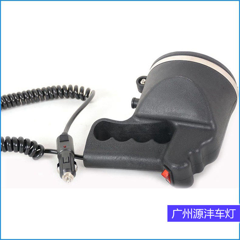 5inch Soft Leather Xenon Searchlight Hid Strong Light Remote Handheld Spotlight for Outdoor Night Fishing 12V24V Car-Mounted