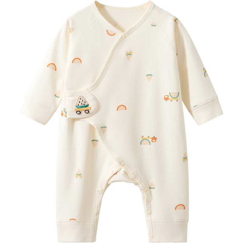 Ropa de bebé recién nacido primavera, otoño, invierno nacido algodón base 0 calor marzo monje harina recién nacido bata bata