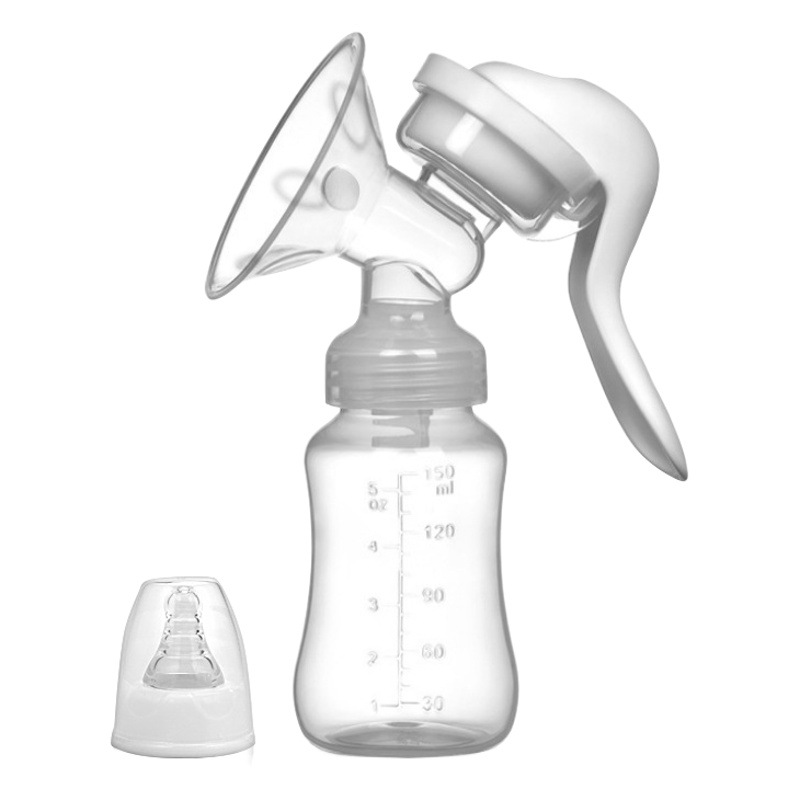 Extractor de leche manual nuevo transfronterizo, extractor de leche manos libres, extractor de leche portátil para mujeres embarazadas, fabricante de productos para madres y bebés al por mayor
