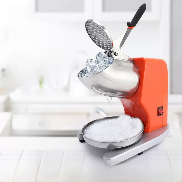 Double-Knife Ice Crusher Commercial Snowflake Shaved Ice Milk Tea Shop Household High-Power Ice Machine Mixing Smoothie Machine
