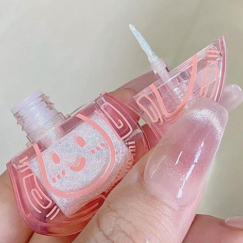 Cappuvini Clear Explosive Liquid Eyeshadow Fine Sparkling Red Peach Cake Pearlescent Liquid Eyeshadow Makeup Cross-border Cosmetics