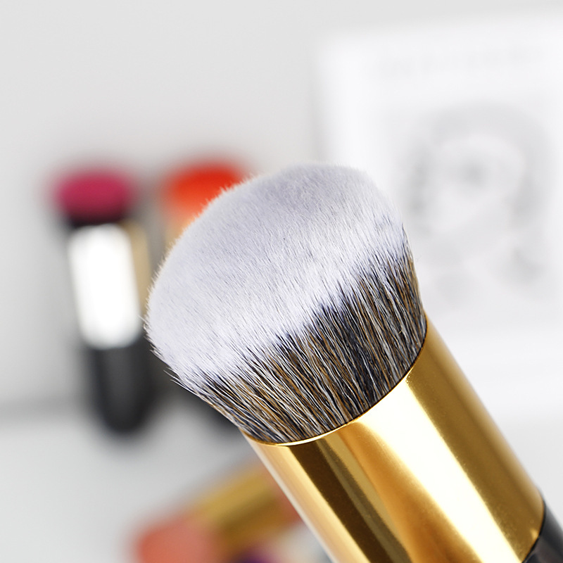 Ventas directas de la fábrica Solo pequeña grasa Pier color maquillaje cepillo Fundación cepillo uñas cepillo profesional maquillaje herramientas entrega de una sola pieza