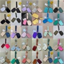 mini小包dualpouchwristlet多色手腕包lulu同款钥匙包钱包钥匙扣