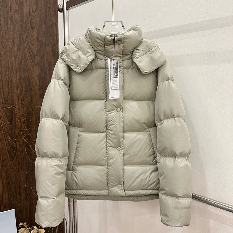 纯原版本 冬季lulu五格羽绒服90白鸭绒可拆帽加厚保暖短款女外套|undefined