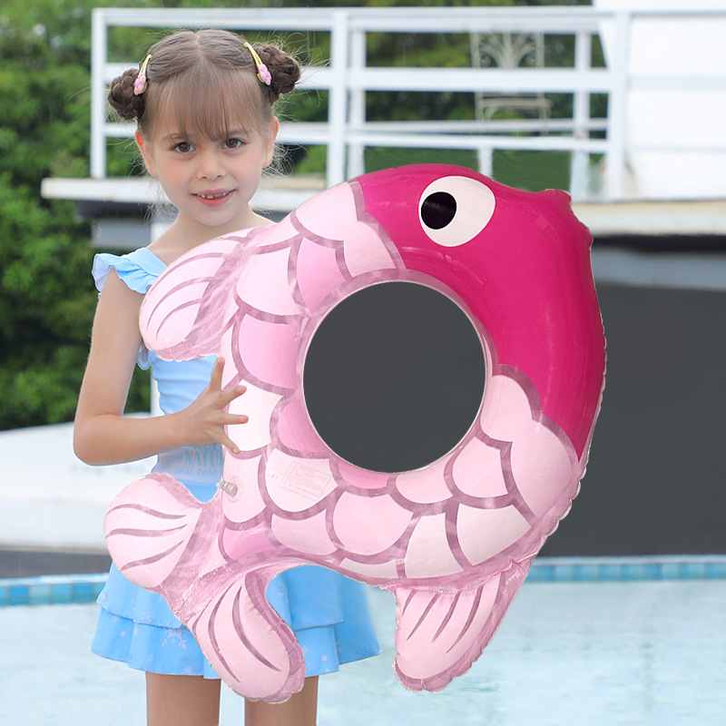 cartoon children's swimming ring PVC
