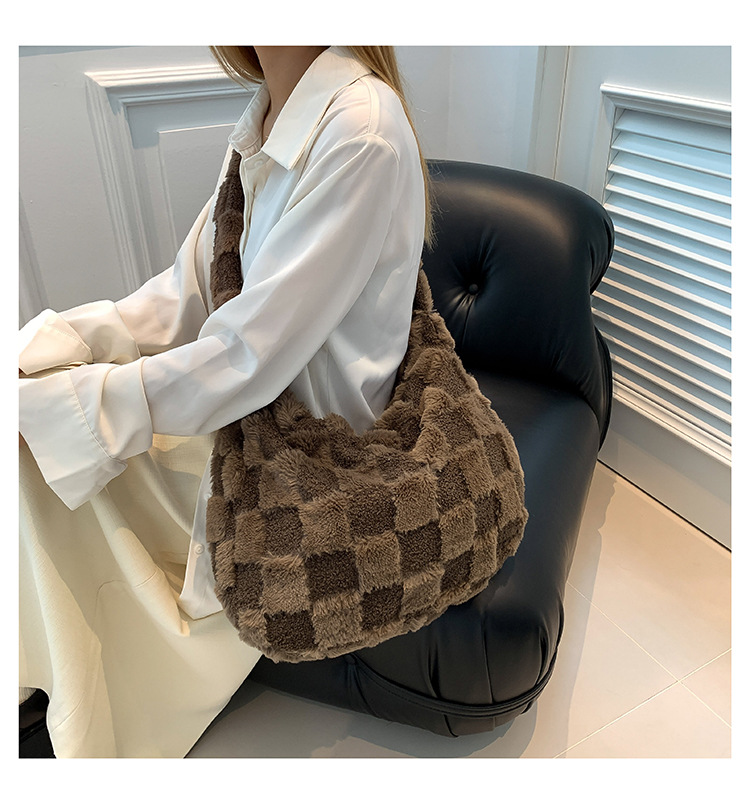 Women's Shoulder Bag Casual Fashion Solid Colour Handbag_voghion.com