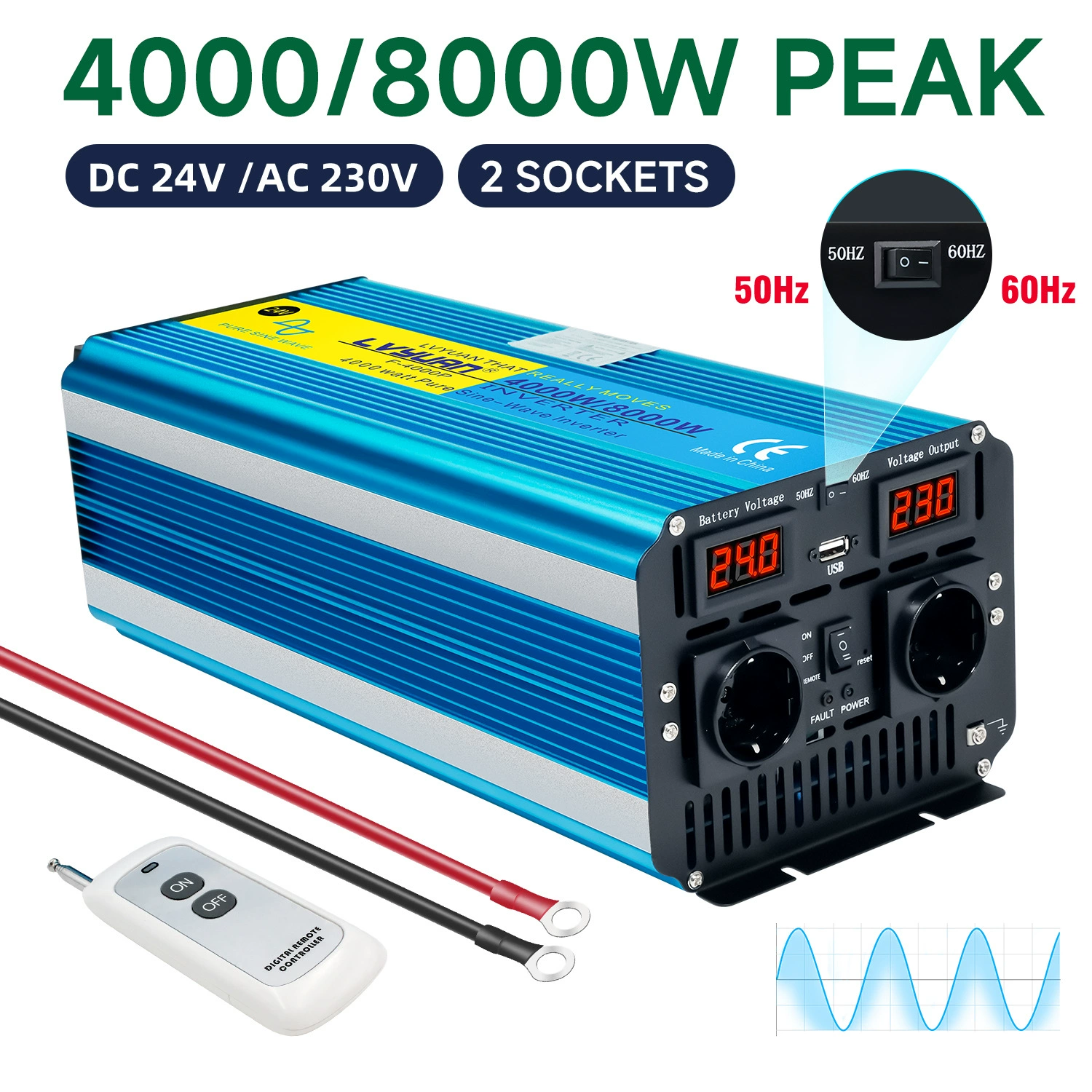 Ключ-переключатель питания, 4000W, 8000W, высокая мощность, 72V, 240V