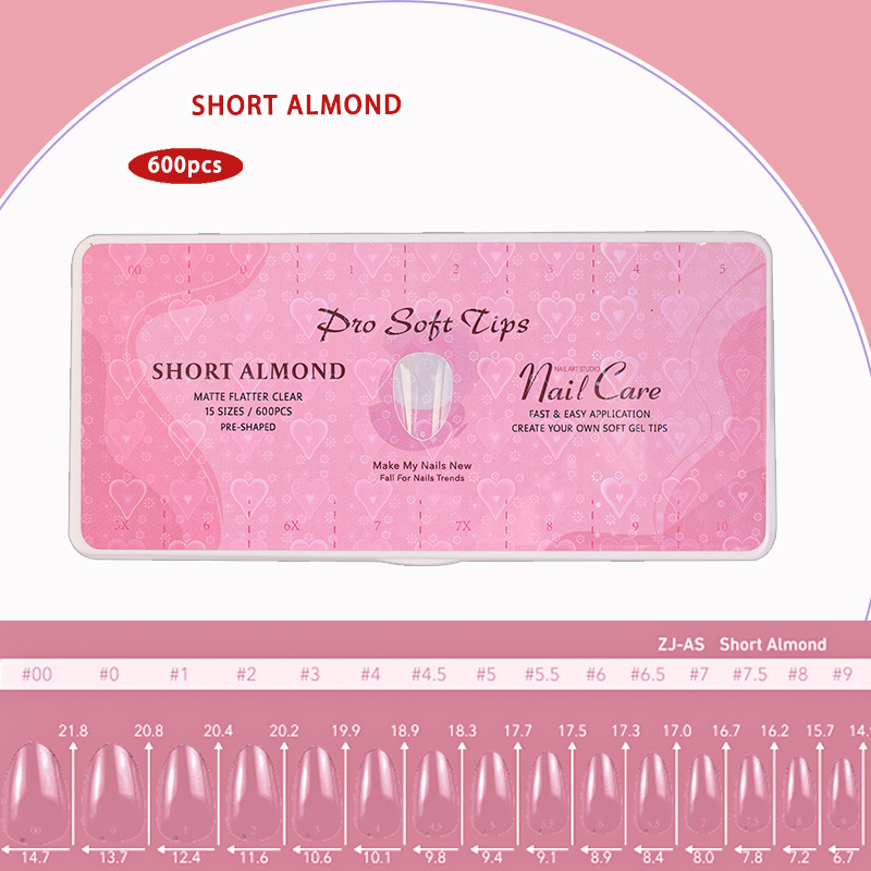 Almendras cortas número 11 semimate