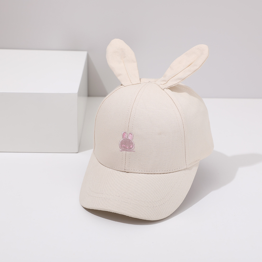 Children Unisex Cartoon Style Rabbit Embroidery Baseball Cap display picture 11