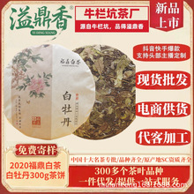 溢鼎香福鼎白茶2020花香白牡丹茶饼日晒高山收藏300g福建白茶正宗