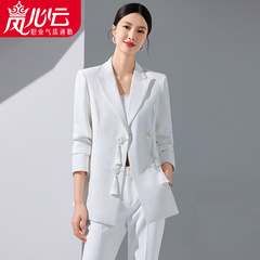 高級中国風スーツ女性秋新作ファッション気質女神範OL職業スーツコートブーム