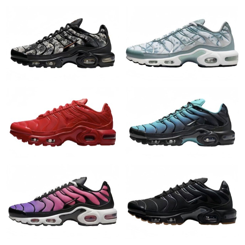 Air Max TN扎染跑鞋男女运动鞋独特设计情侣款缓震科技跨境铺货|undefined