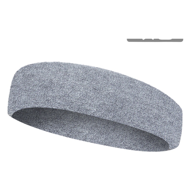 Sports towel hair band running sweat-absorbent outdoor yoga beam headband headband head protector solid color fitness elastic sweat band