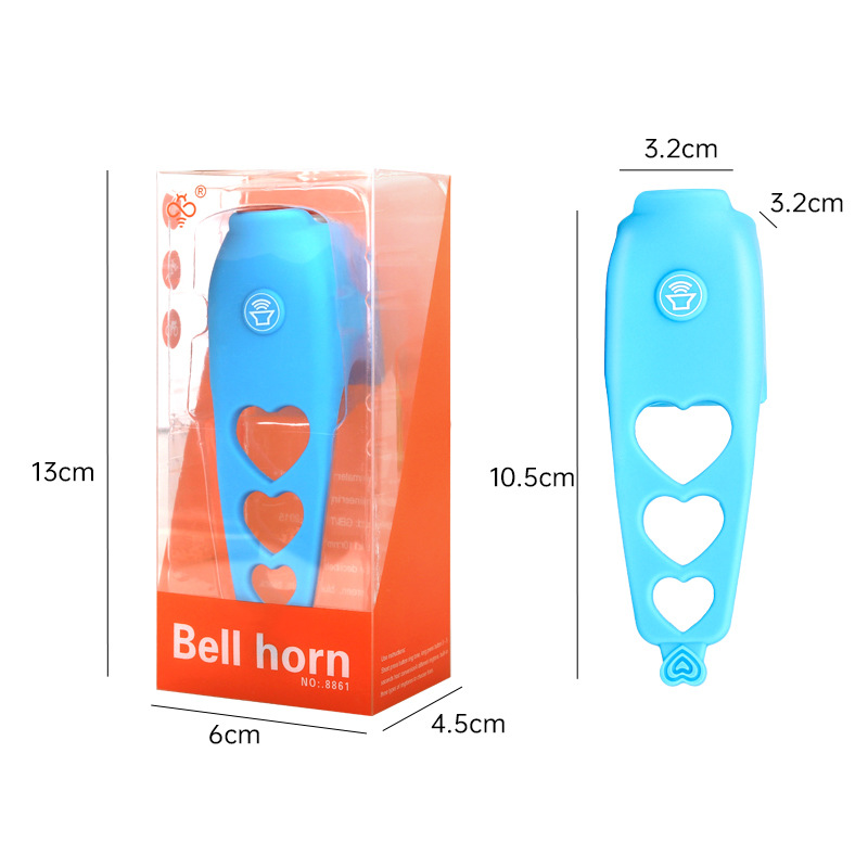 Bocina eléctrica de bicicleta transfronteriza, campana de bicicleta de montaña, bocina electrónica de silicona, campana de coche personalizada, accesorios de ciclismo 8861