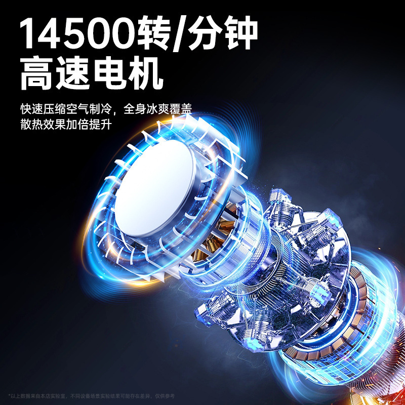 クロスボーダー首の小さい扇風機の怠け者のusb充電の大きい風力のデジタル表示の軽い音は手に持って冷凍して携帯します。|undefined