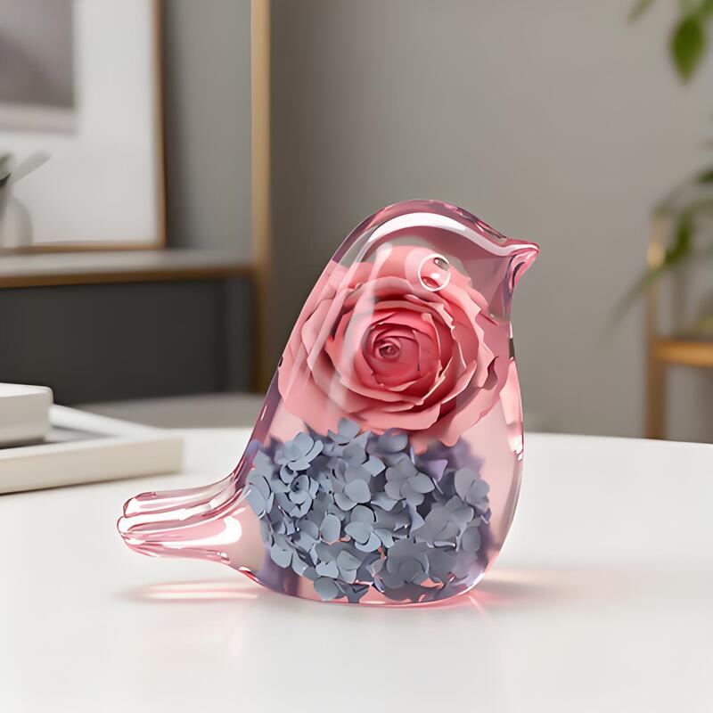 新品立体小鸟滴胶模具diy可爱小鸟车载摆件水晶滴胶镜面硅胶模具|undefined