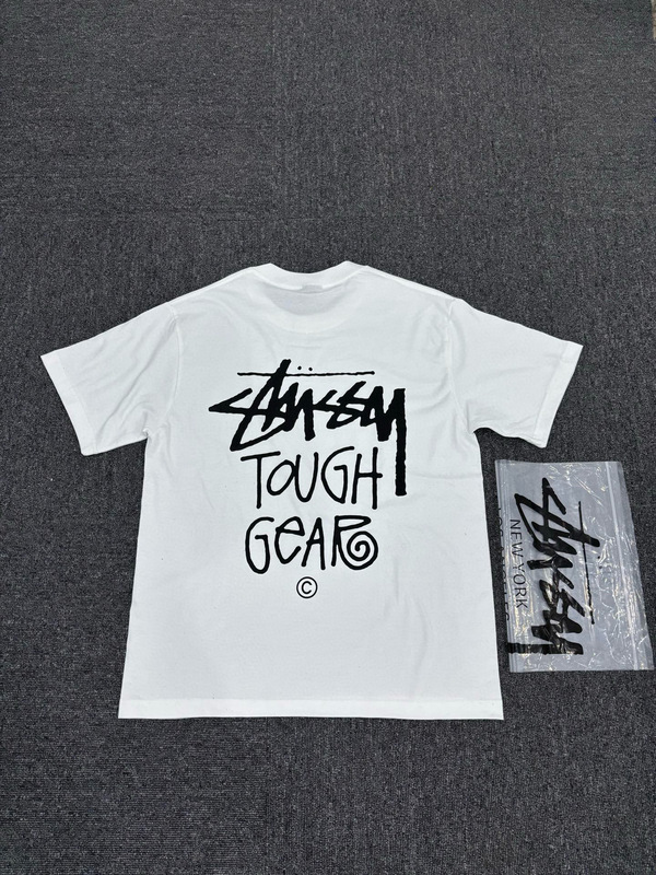 Stussy Stussy メンズ レディース 半袖 230g Tシャツ 夏 メンズ ルーズ ヘビーウェイト 高品質 Tシャツ スクリーン印刷|undefined