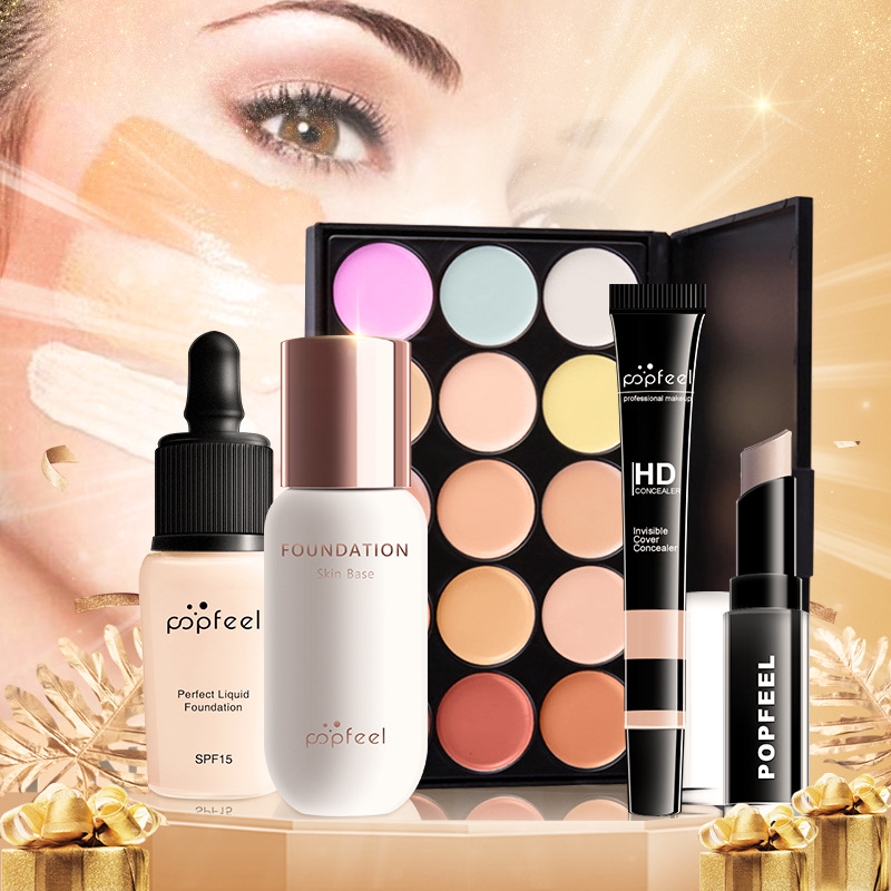1500g Weight Makeup Set Type Of Cosmetics Paste Material Multicolor Pattern Elegant, Glam, Punk Style Elegant Glam Punk Multicolor Paste Makeup Set 7