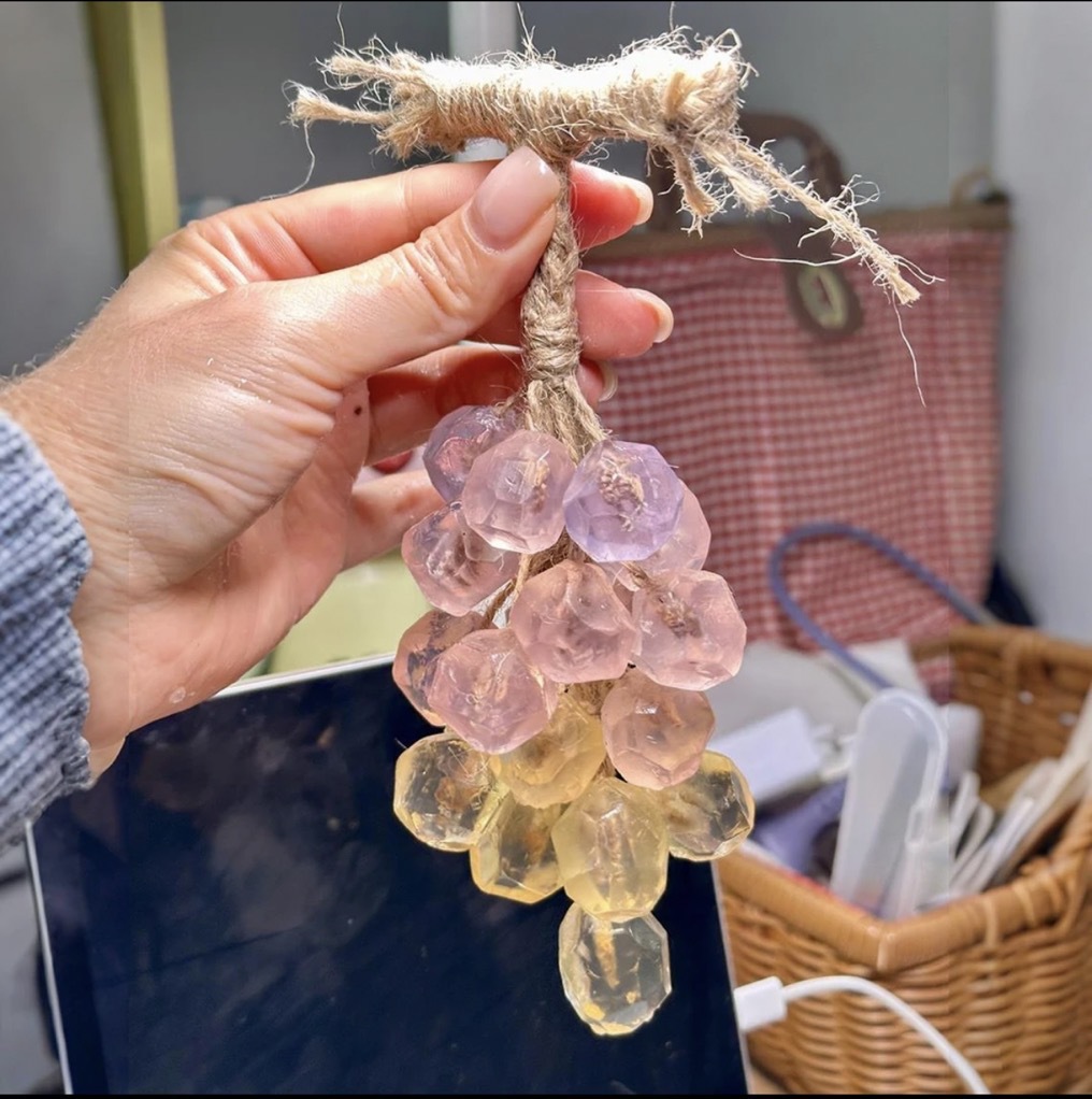 diy材料包洗手台香皂葡萄串 小清新可爱送女生闺蜜礼物香薰挂件