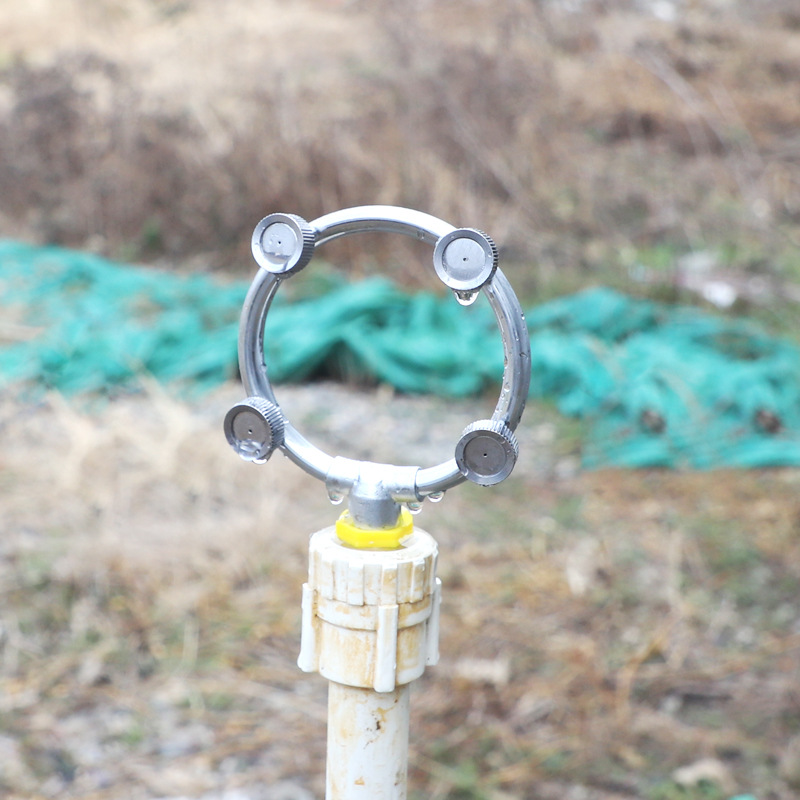 4 puntos circular pulverizador de enfriamiento de atomización jardín herramienta de riego de césped sin impuestos