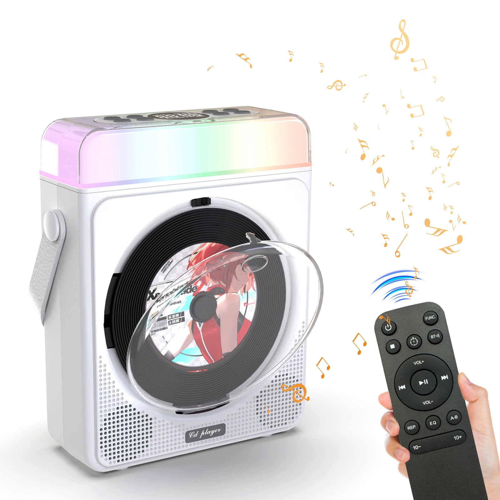 CD-плеер, альбом, Bluetooth-динамик, обучающая машина, ретро-портативный музыкальный виниловый плеер, домашний плеер insCD