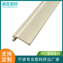 浙江厂家定制建筑型材料硬质塑料条装饰配件挤出加工pvc型材