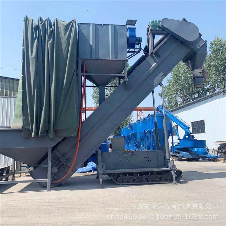 火车站卸集装箱拆箱机粉料自动装罐卸车机水泥倒库石灰石粉卸灰机