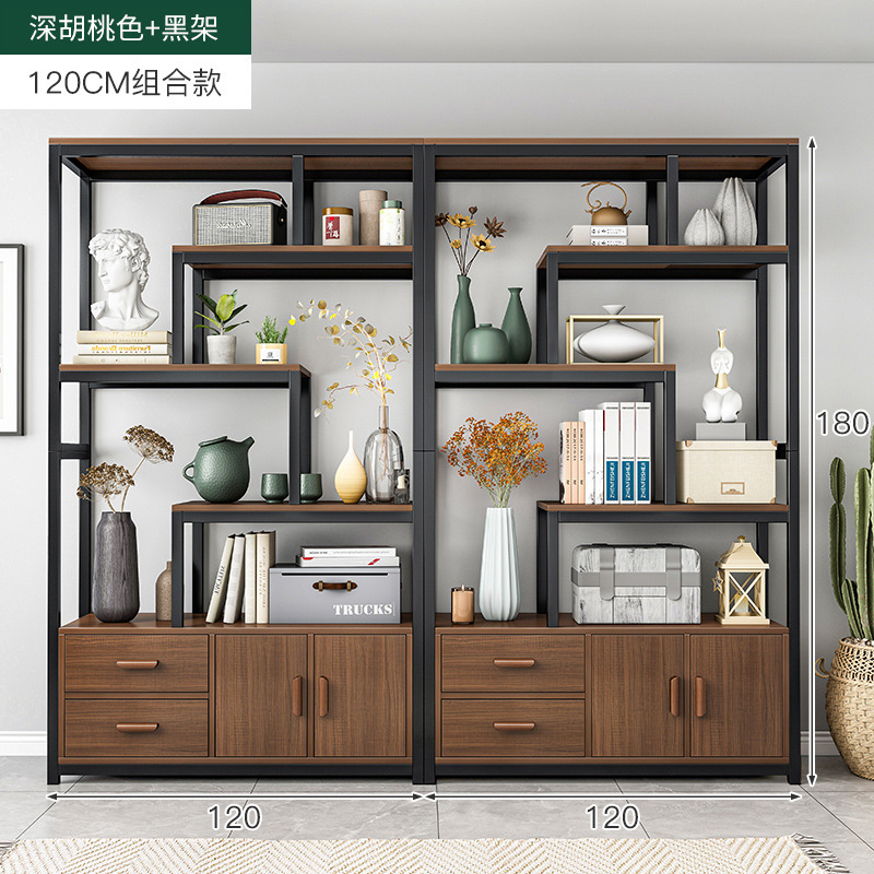 Estante de exhibición de estante doméstico pantalla divisoria nuevo estilo chino Bogo estante de almacenamiento estante de exhibición de almacenamiento hueco piso