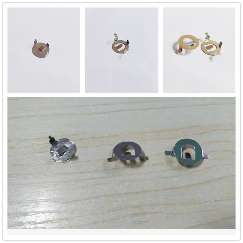 CR927电池片 CR1025插脚电池扣 弯角电池架 1025贴片五金电池座