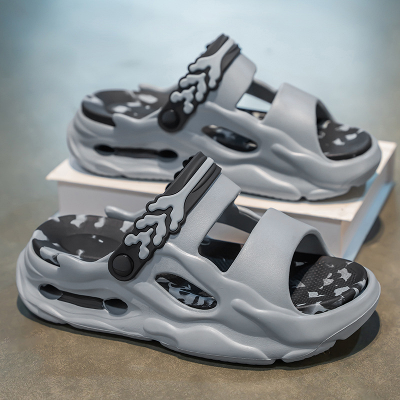 Sandalias para hombre 2025 verano nuevo estilo ropa exterior zapatillas de playa suela gruesa sandalias y zapatillas de comercio exterior transfronterizo hombres