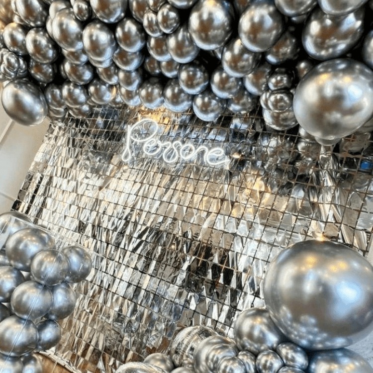 5 Zoll 10 Zoll 12 Zoll Metallic Silber Latex Ballon Haufen Silber Kombination Geburtstag Hochzeit Party Dekoration_voghion.com