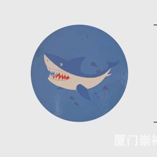 工厂直销感温变色贴纸 高温显卡通底色 低温黑色