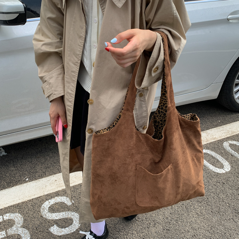 大容量豹纹托特包女包2025秋季新款潮流简约手提包包女时尚休闲单|undefined