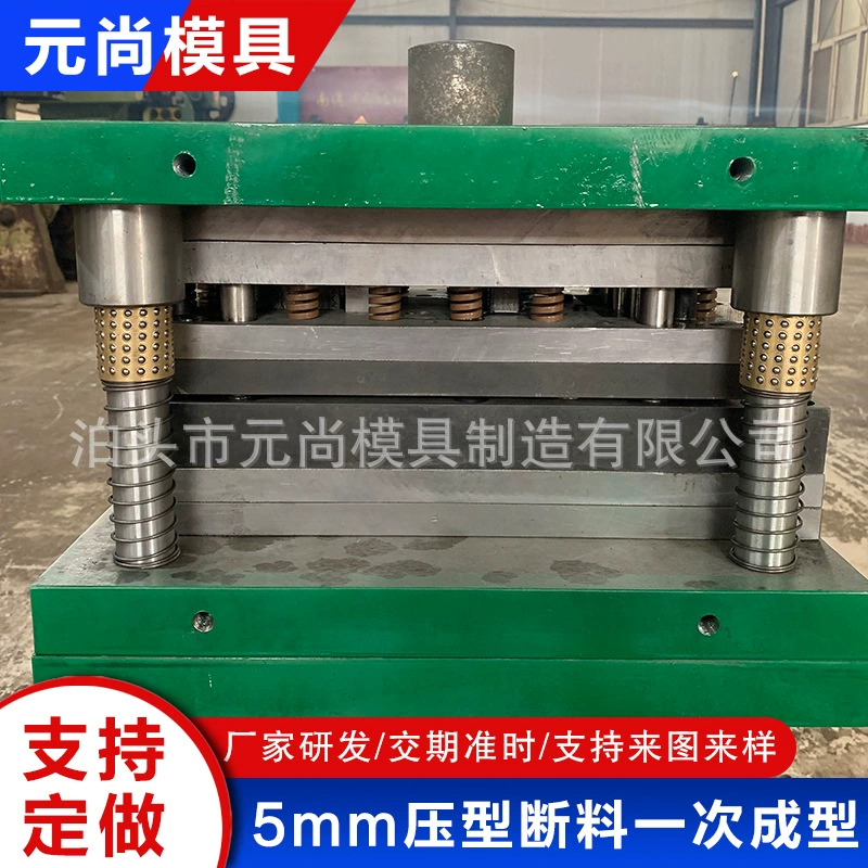 Производство и обработка пресс-форм для тиснения оборудования. Форма для штамповки металла 5 мм, прессование и резка, одноразовое формование